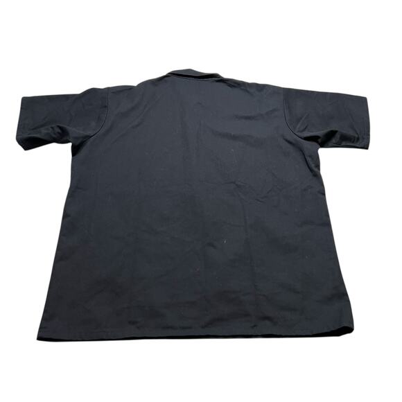 Ben Davis Work Shirt Men's XL Black Half-Zip Short Sleeve Double Pocket Logo Y2K - Picture 8 of 9